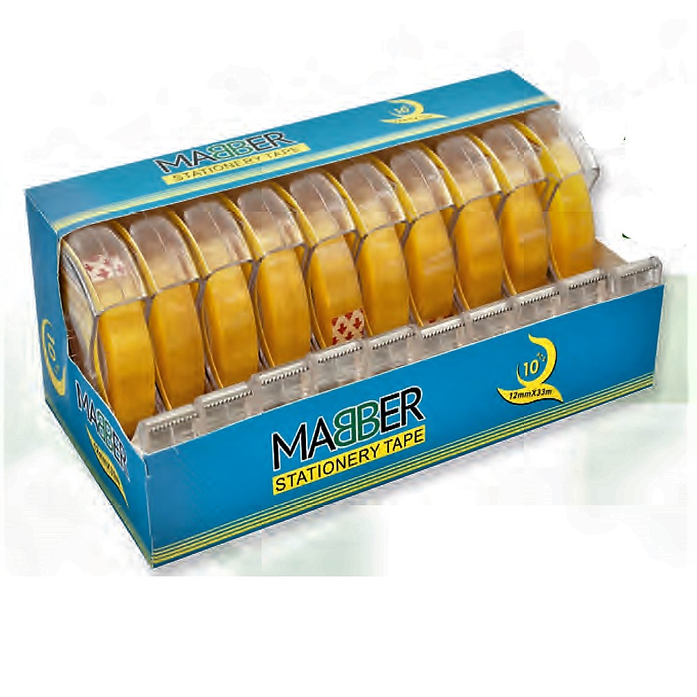 SBX-004 - Maber ŞEFFAF MAKİNALI BANT 12X33 10"LU